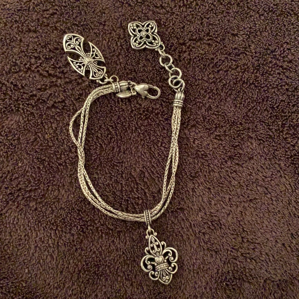 Brighton cross & pendants ankle bracelet